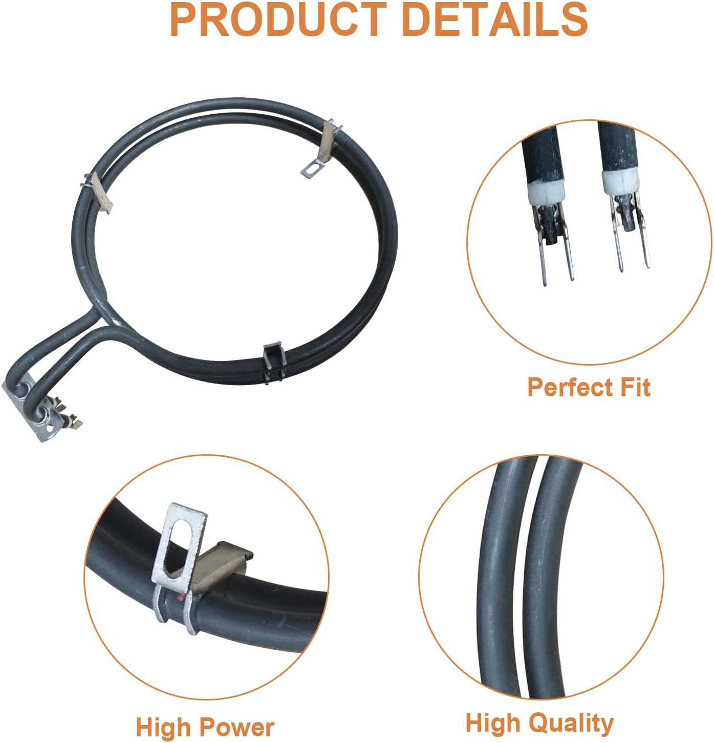 Range Oven Heating Element Part# 547680 Compatible with Some Fisher Paykel and DCS Ranges or Ovens, Replace AP6793096 545485 546726