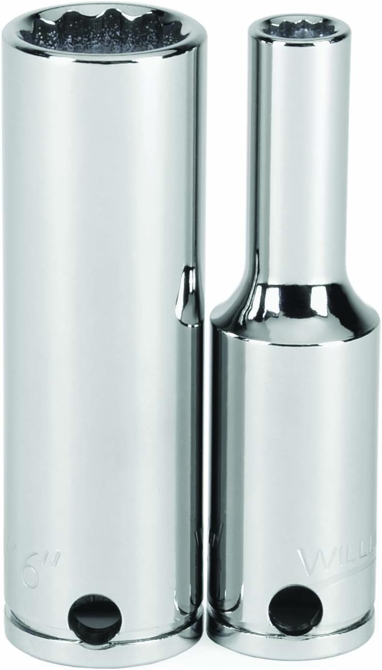 Williams 31412-TH 12-Point Tools at Height 3/8 Drive Deep Socket, 3/8"