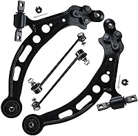 Vista 148 de Detroit Axle - Kit de brazos de control delanteros de 4 piezas para Ford Mustang Base GT 05-10 2005 2006 2007 2008 2009 2010, 2 brazos de control