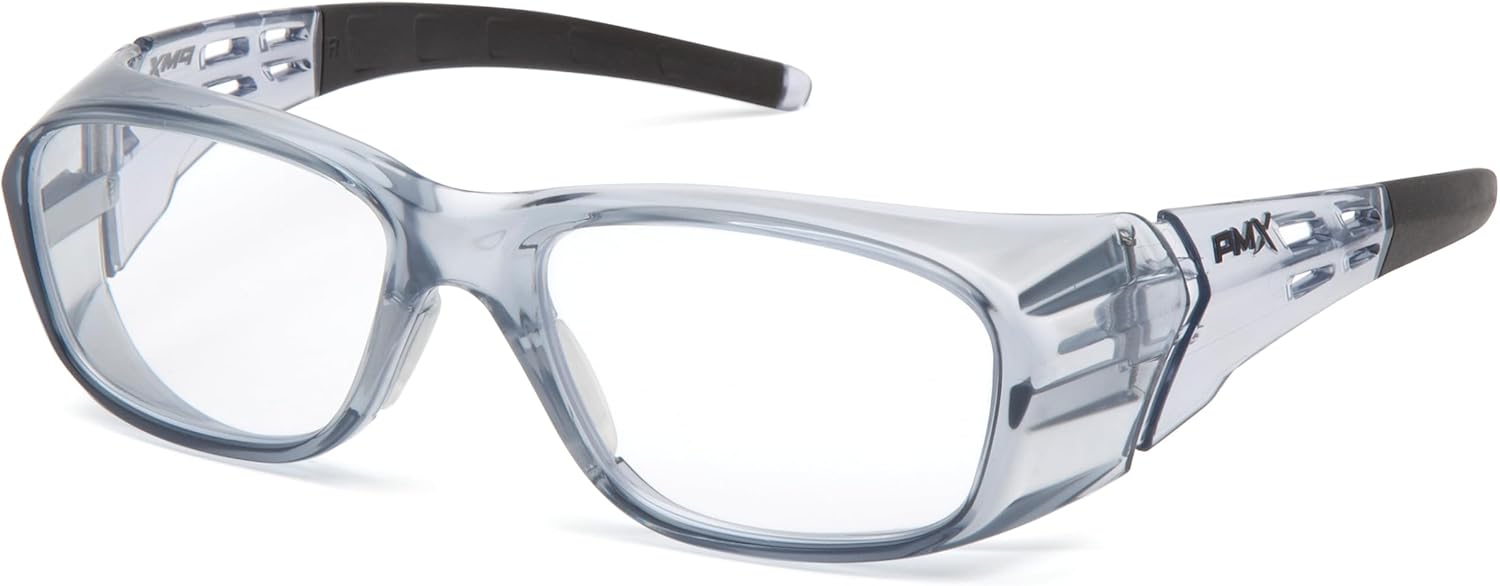 Pyramex Safety Emerge Plus Readers Safety Glasses, 2.5 Diopters, Clear Full Reader Lens (SG9810R25)