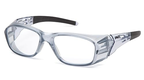 Pyramex Safety Emerge Plus Readers Safety Glasses, 2.5 Diopters, Clear