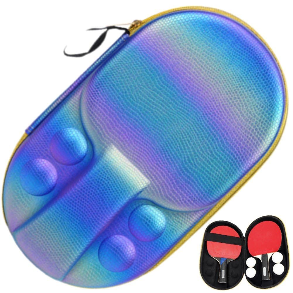 Funda para pala de pong con bolsa para pelotas y accesorios deportivos de tenis