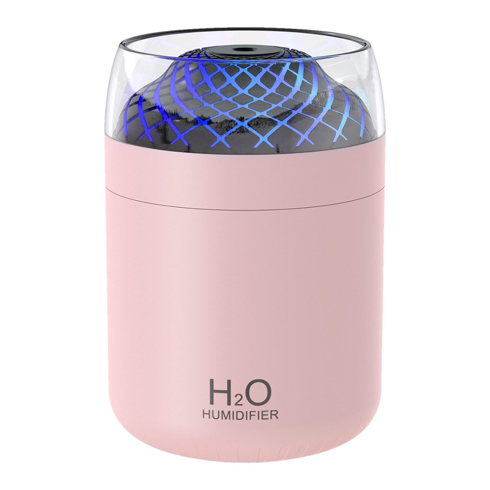 AIMARG Luchtbevochtiger Eenvoudige Draagbare Luchtbevochtiger Van 500 Ml Draadloze Oplaadbare Koude Mist Luchtbevochtiger Voor Kamer Kantoor Auto Color White1 Size Usb