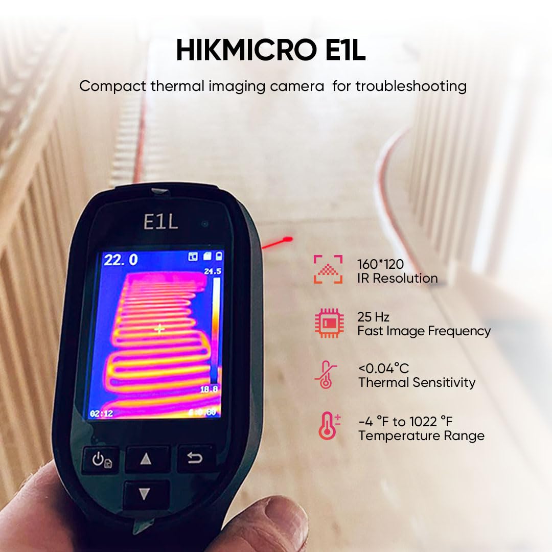 HIKMICRO　E１L　 ハンドヘルドサーモグラフィカメラ Amazon.com: HIKMICRO E1L Thermal Imaging Camera with Laser Pointer