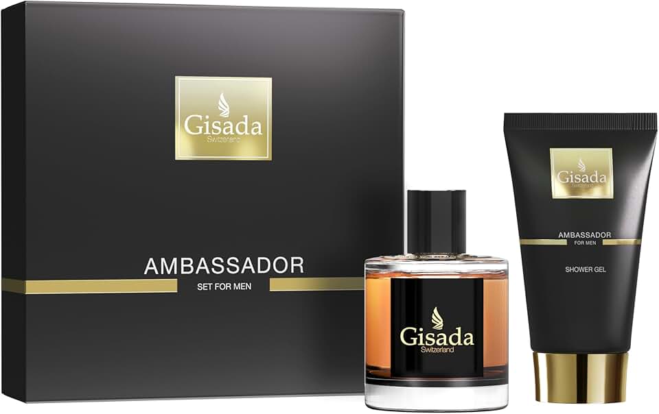 Gisada Ambassador Men Set | Eau de Parfum Spray 50 ml + Shower Gel 100 ml