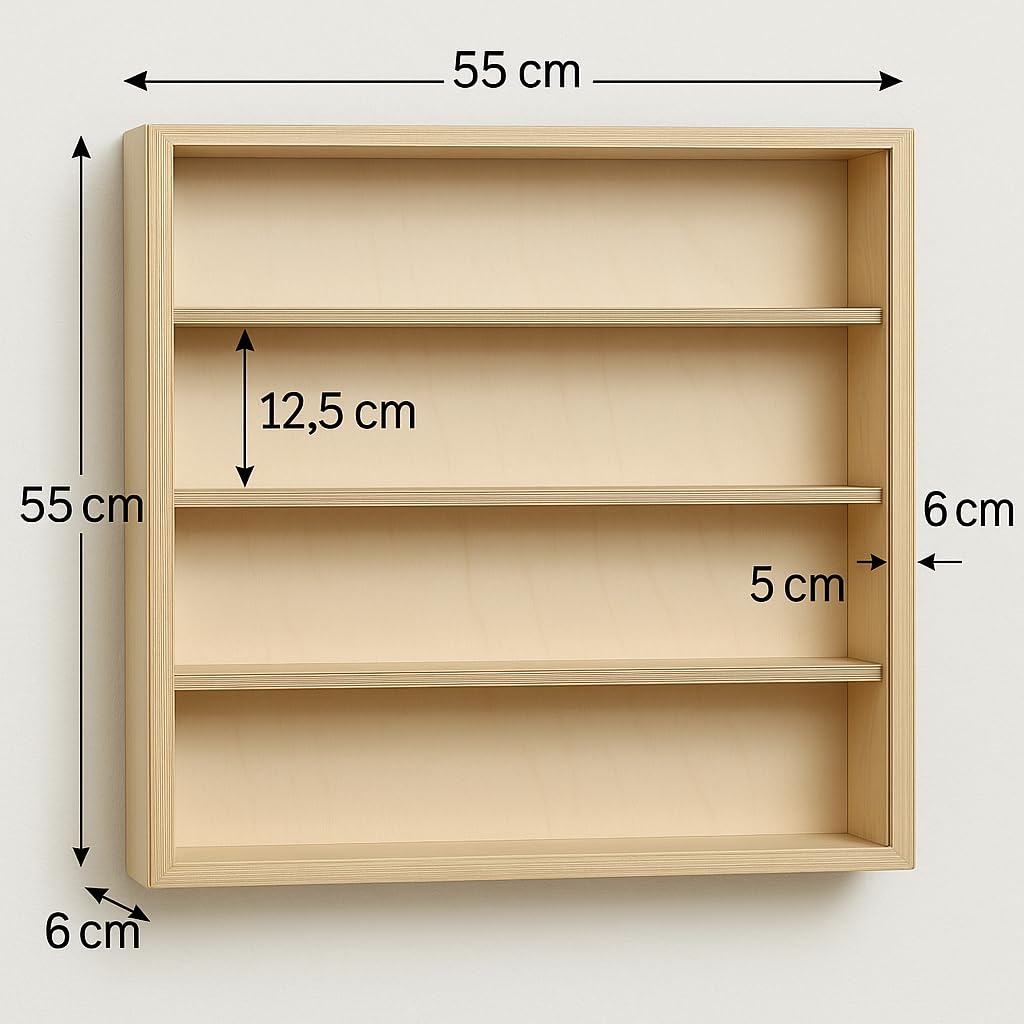 Alsino Vitrine Spur N 150cm - Sammlervitrine Mit Staubschutz