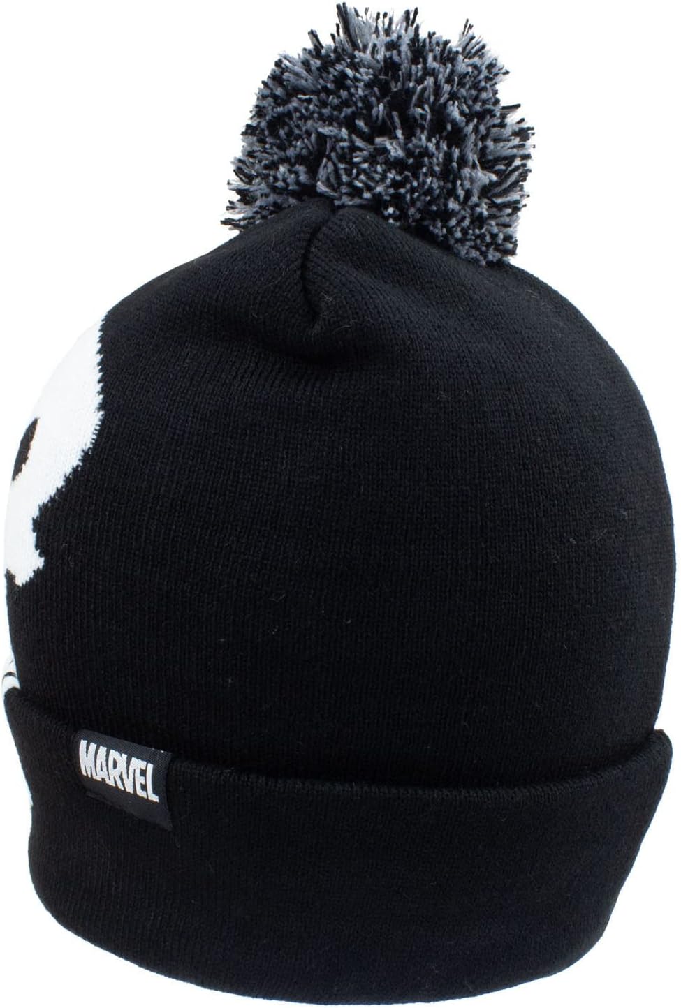Marvel Comics Punisher - Skull (Beanie Pom) One Size, black, One Size