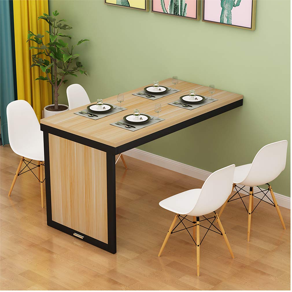 Table pliante murale en bois pour rompre l'encombrement des pièces