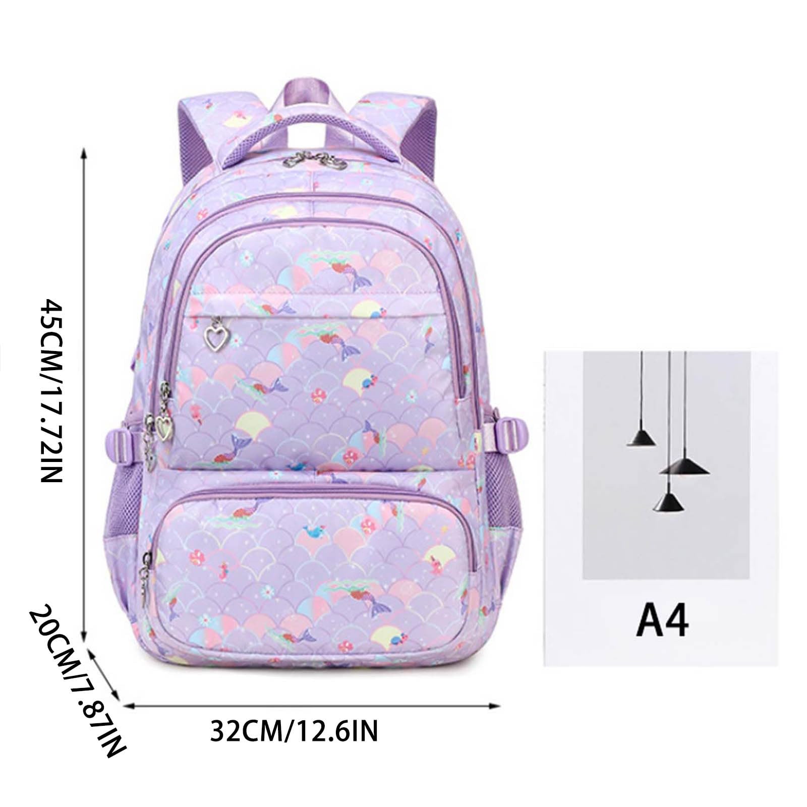 Juego de mochila para niños con bolsa de almuerzo aislada y estuche para lápices, mochila escolar de 3 piezas para niños y niñas, cómodas correas de hombro ajustables y almacenamiento espacioso, Blue