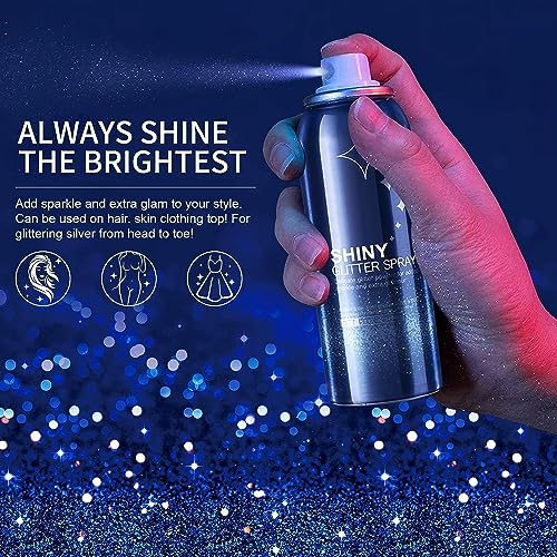 Hanywil Sparkling Body Glitter,Glitter Spray For Hair And Clothes thumb #1