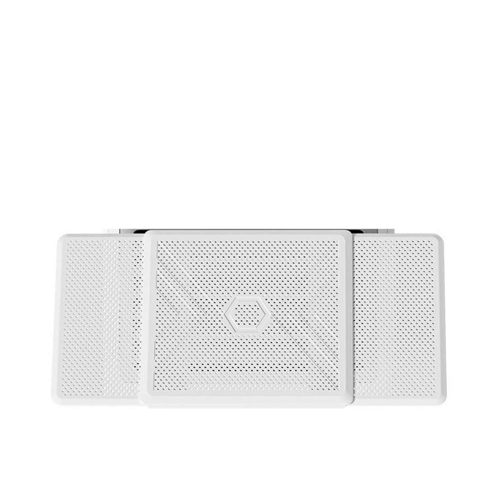 Whegavgko White Vertical Air Conditioner Wind Shield, Cold Air Direct Blowing Wind Shield, Punch-Free Wall-Mounted Air Conditioner Baffle
