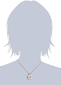 [ケース付き]FolleFolle フォリフォリ ネックレス クローバー ハート フォリフォリ 四葉のクローバー クローバー ハート 2way