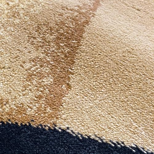 2305 Geometric Abstract Beige 2x7 Area Rugs for Entryway