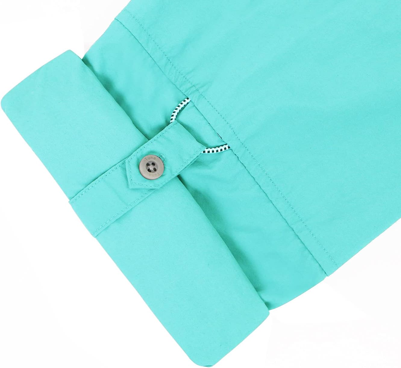 Tuna Men's Fishing Long Sleeve Shirts - UPF 50+ Sun Protection Quick-Dry Water-Resistant Botton Down Shirt for Men - Image 5