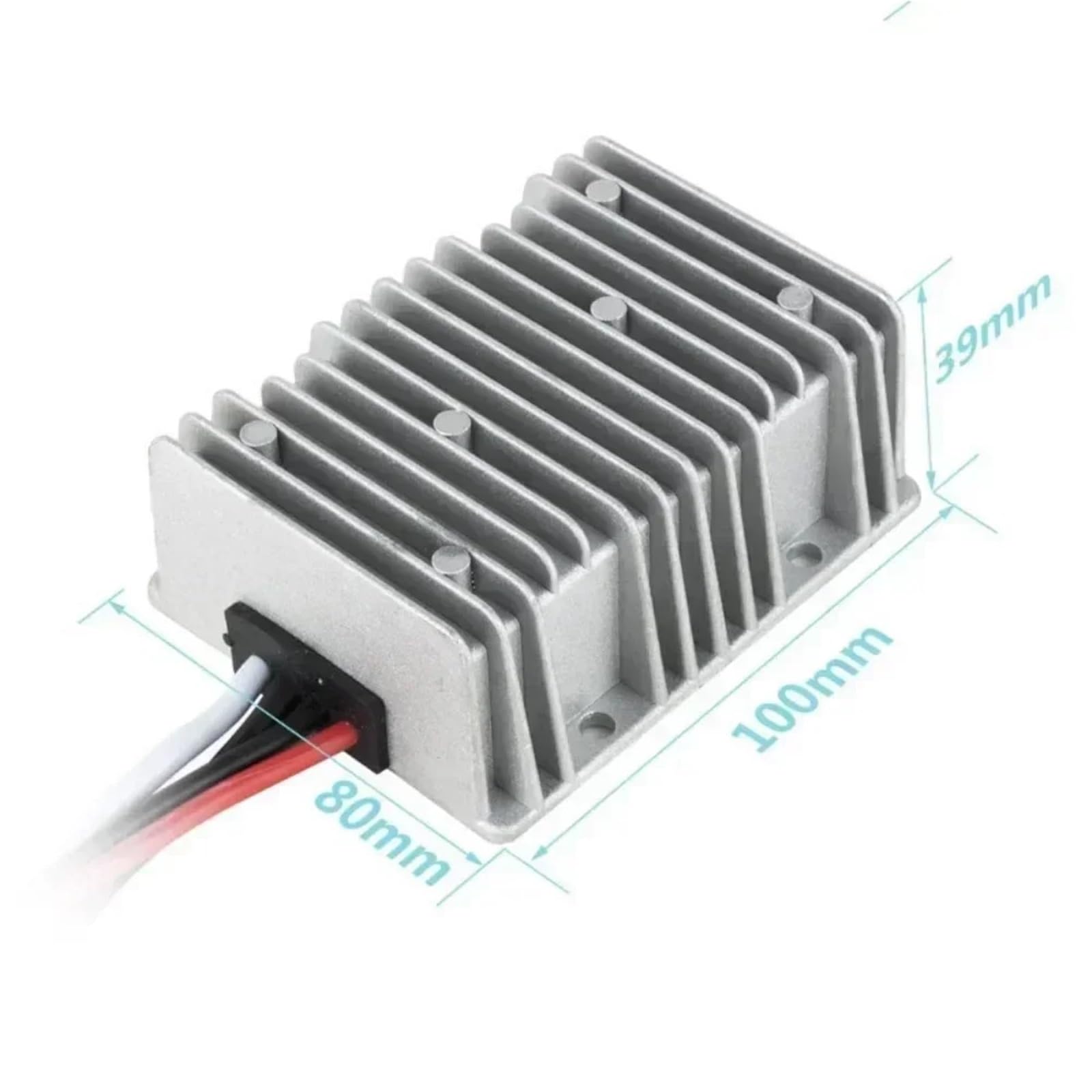 48V a 12V 13.8V 10A 20A 30A DC DC Step Down Converter Stabilizzatore Riduttore di tensione Golf Cart Auto Riduttore di tensione con fusibile(48V TO 12V 10A Fuse)