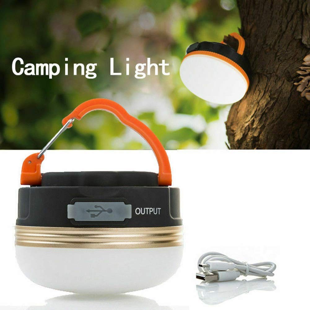 3 Mode LED Ultra Bright Camping Light USB Rechargeable Lantern Night Light Portable Tent Lamp