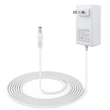 10 ft Power Cord for 4moms mamaRoo 4&comma; 12V 3A Charger for RockaRoo Baby Swing&comma; AC Adapter&comma; White