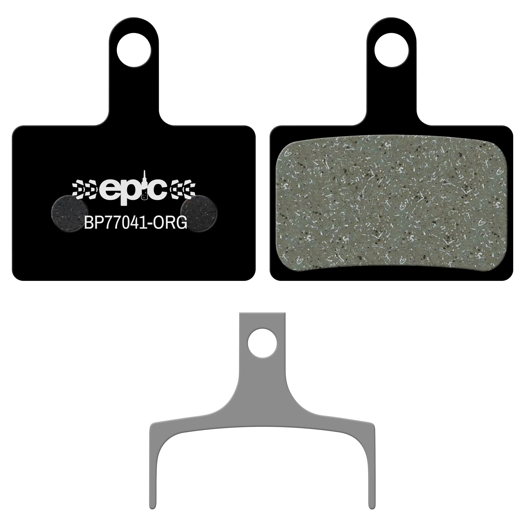 epic Disc Brake Pads for Shimano Brakes | K02S, K03Ti, K04Ti-MX, K05S | Fits 105, Dura-Ace, GRX, Ultegra | Organic, Semi-Metallic, Sintered, Ceramic & E-Bike Options | 1 Set (Organic)