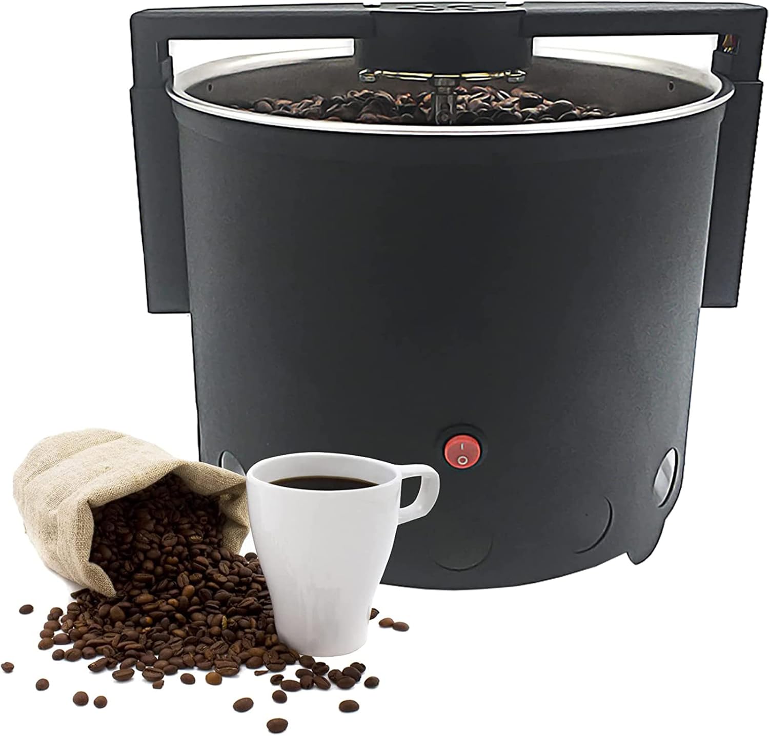 Amazon.co.jp 家庭用コーヒー豆クーラー 5000rpm カフェ焙煎冷却機 大容量 ワンタッチ操作＆急速冷却 濃厚な味わいを冷却