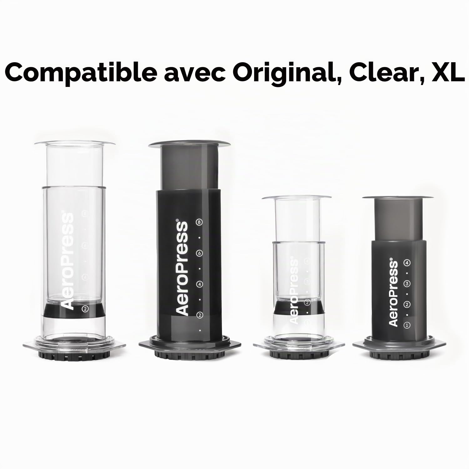 Support Organisateur AeroPress, Station de café durable et solution de rangement compacte compatible avec toutes les cafetières manuelles AeroPress (sauf Premium et Go)