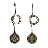 Algopix Similar Product 12 - Ceiling Fan Pull Chain 2 Pieces Light