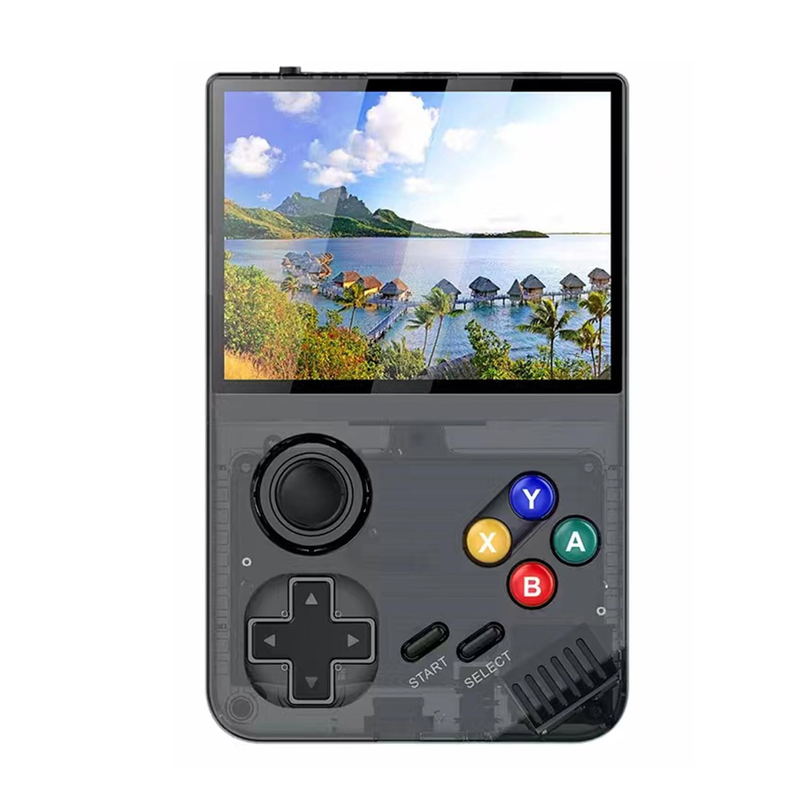 M19 Console di gioco portatile 3 Schermo IPS da 5 pollici Giochi integrati Lettore batteria ricaricabile da 3000 mAh con 25 simulatori classici Doppio slot per schede TF Potere di gioco tascabile