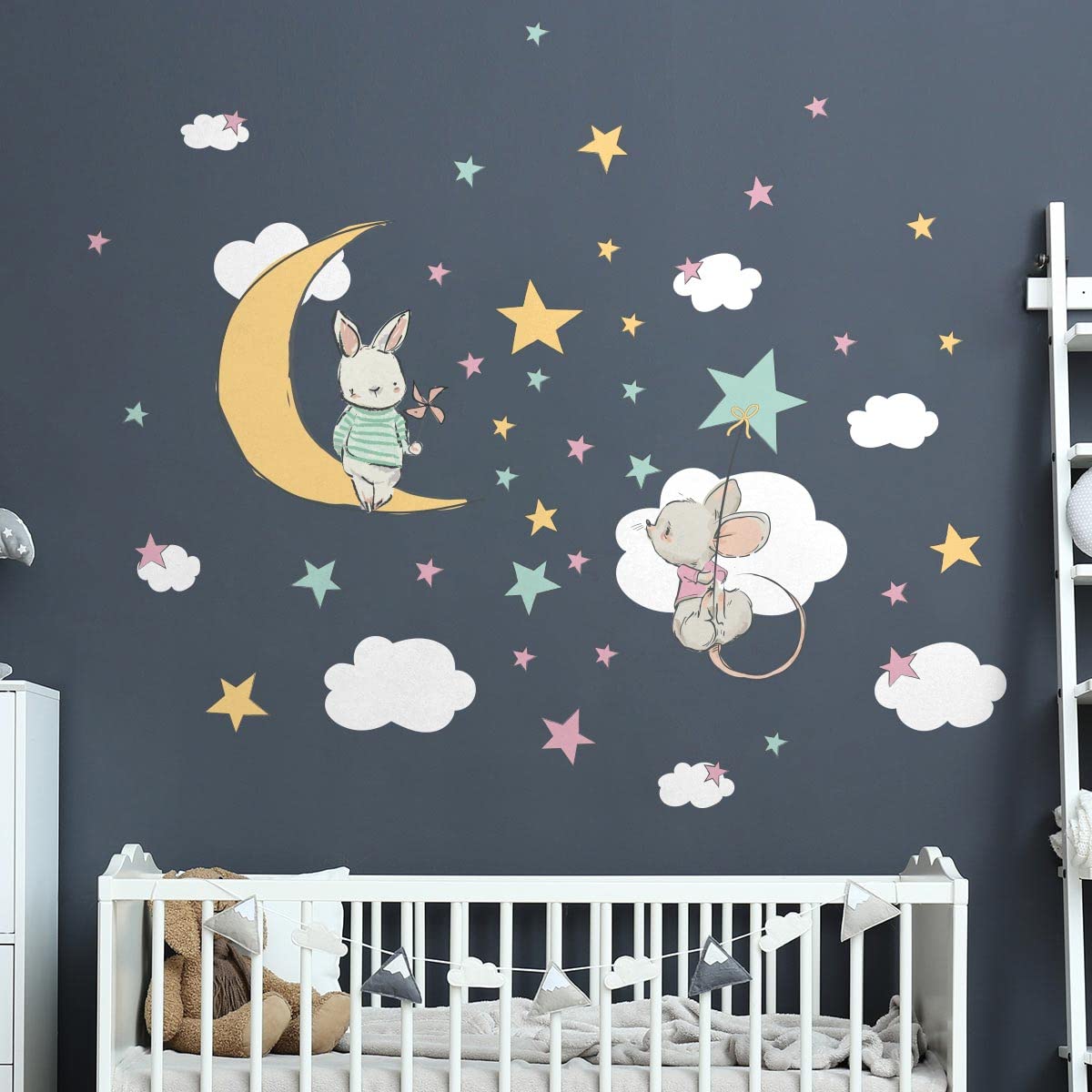 Sticker mural chambre enfant pour créer un rituel du coucher serein