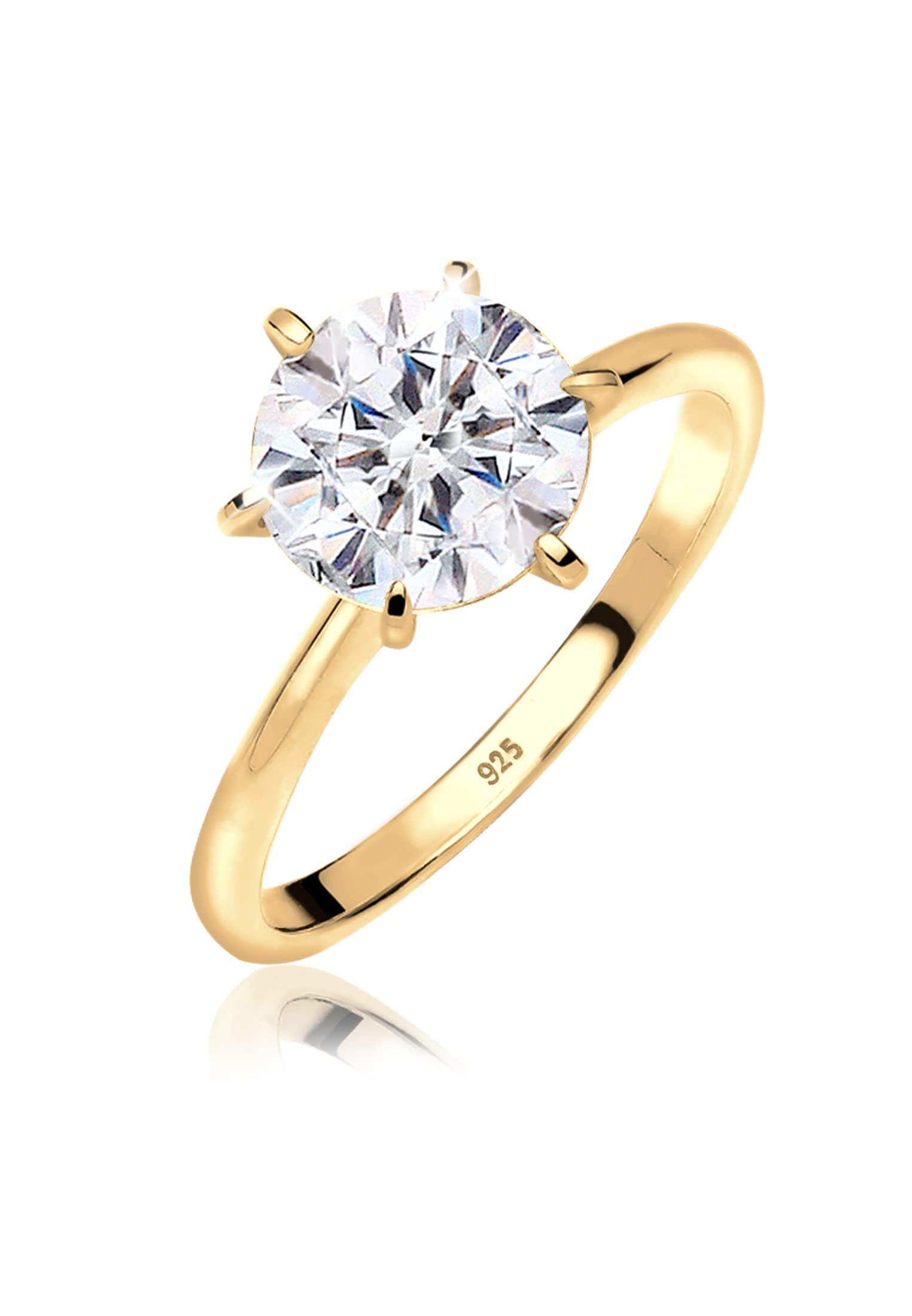 Elli Ring Crystal in 925 Sterling Silver