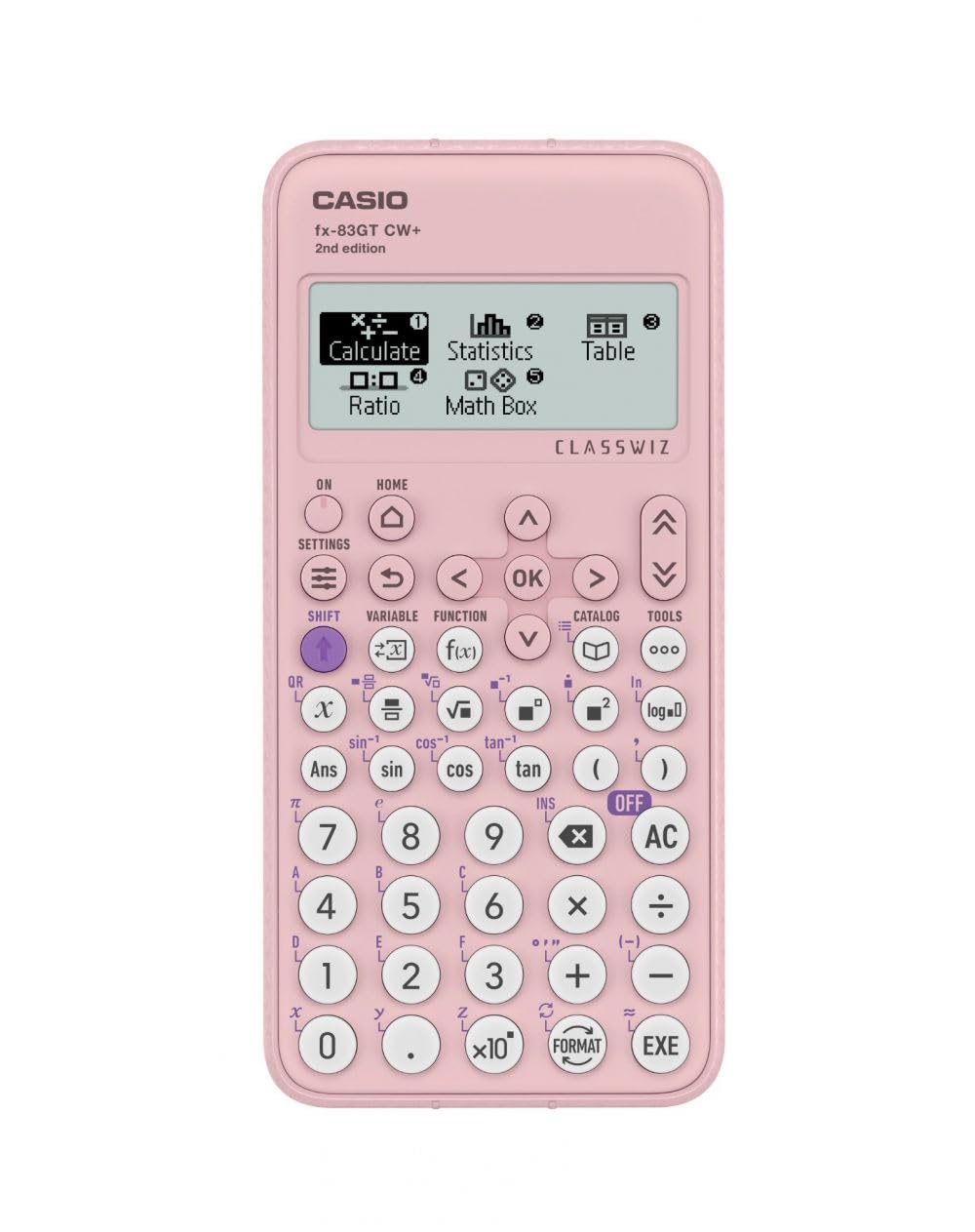 Casio FX-83GTCW Plus Scientific Calculator Pink FX-83GTCW-PK-WUT