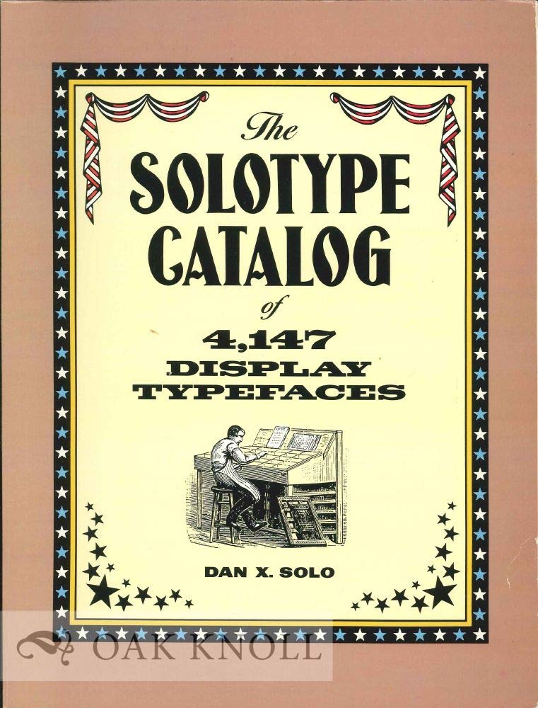 The Solotype Catalog of 4,147 Display Typefaces (Dover Pictorial