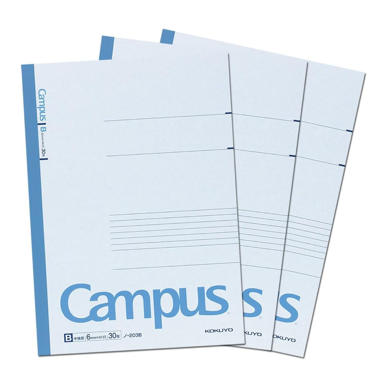 Amazon | コクヨ(KOKUYO) ノート キャンパスノート A4 B罫 3冊パック