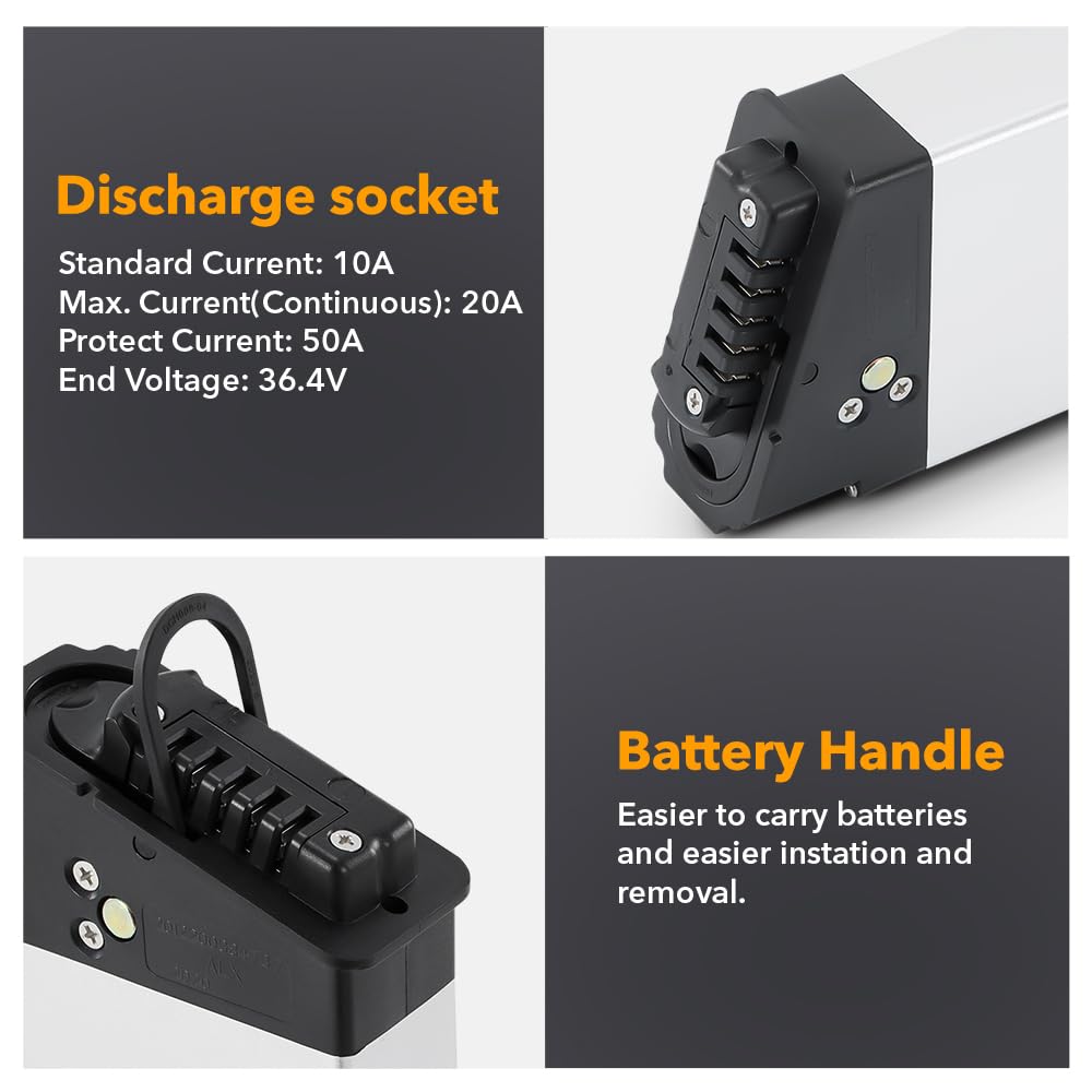 Amazon.com: YS YOSE POWER Folding Ebike Battery 48V 11.6Ah