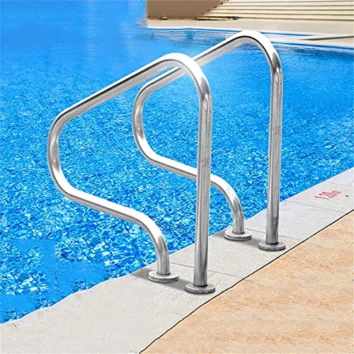 Barandilla para piscina de acero inoxidable 31 x 31 in miniatura 3