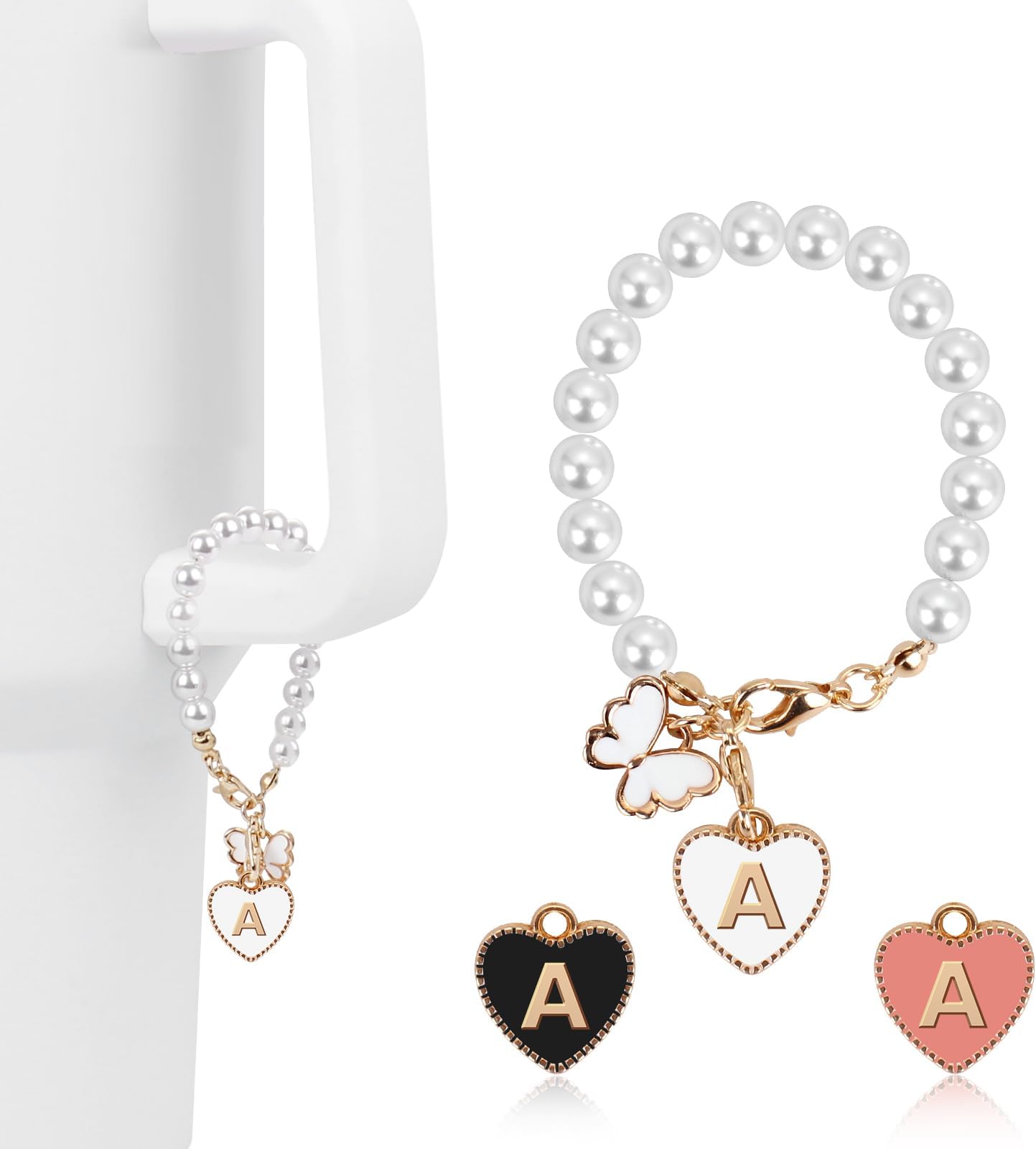 MOTAIN Letter Charm Accessories For Stanley Cup,Name Id