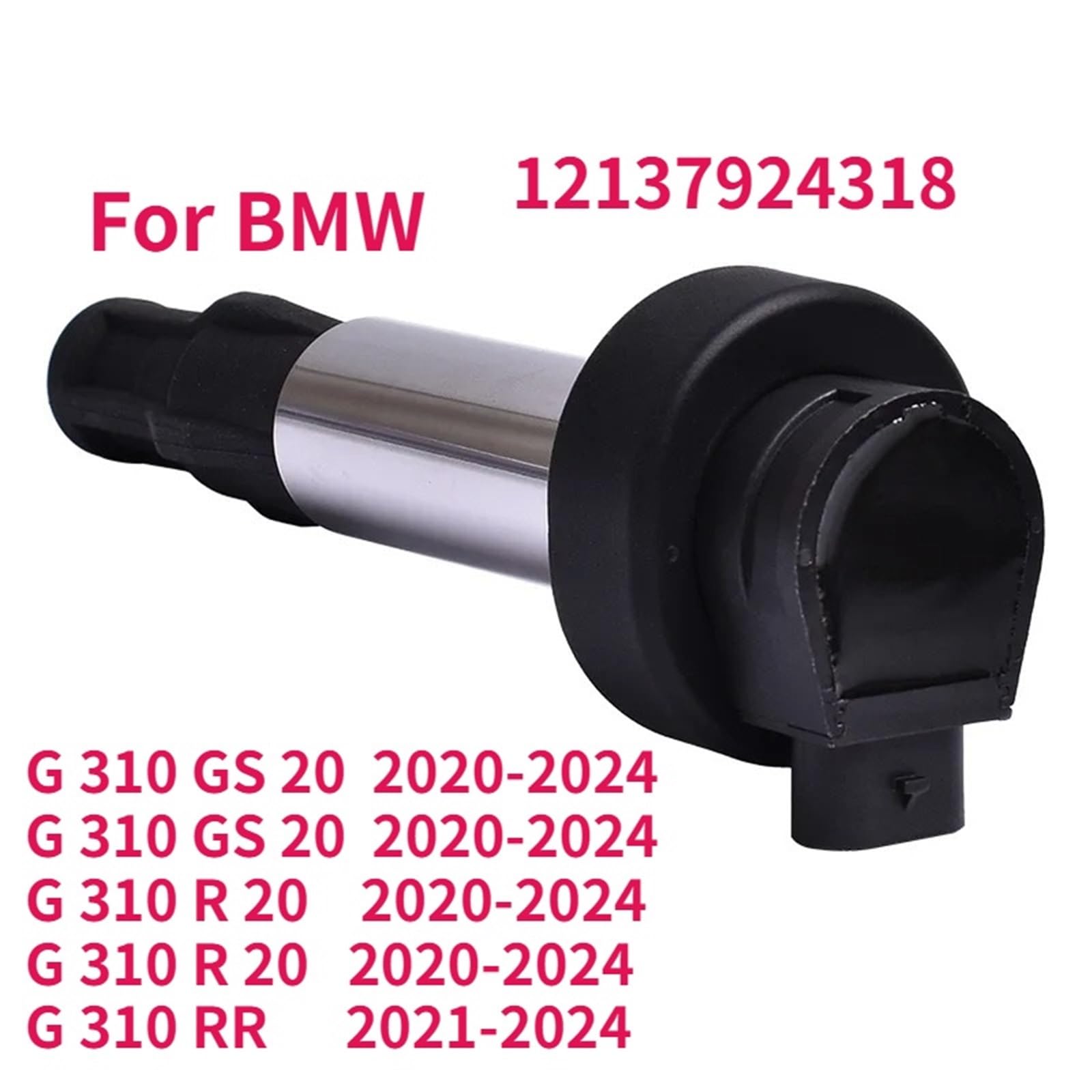 Bobina de encendido del coche Bobina de encendido para motocicleta, tapa bujías alta presión, repuesto para BMW G310GS G 310 GS G310R 2020-2024 12137924318