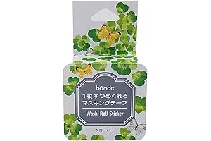 Bande Masking Roll Sticker Masking Tape Flowers Stickers Clover for Scrapbooking DIY