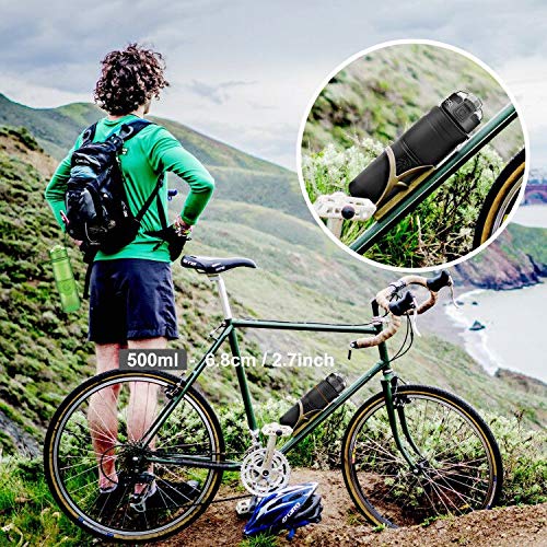 ZORRI Bottiglia d'Acqua Sportiva - 500ml/17oz