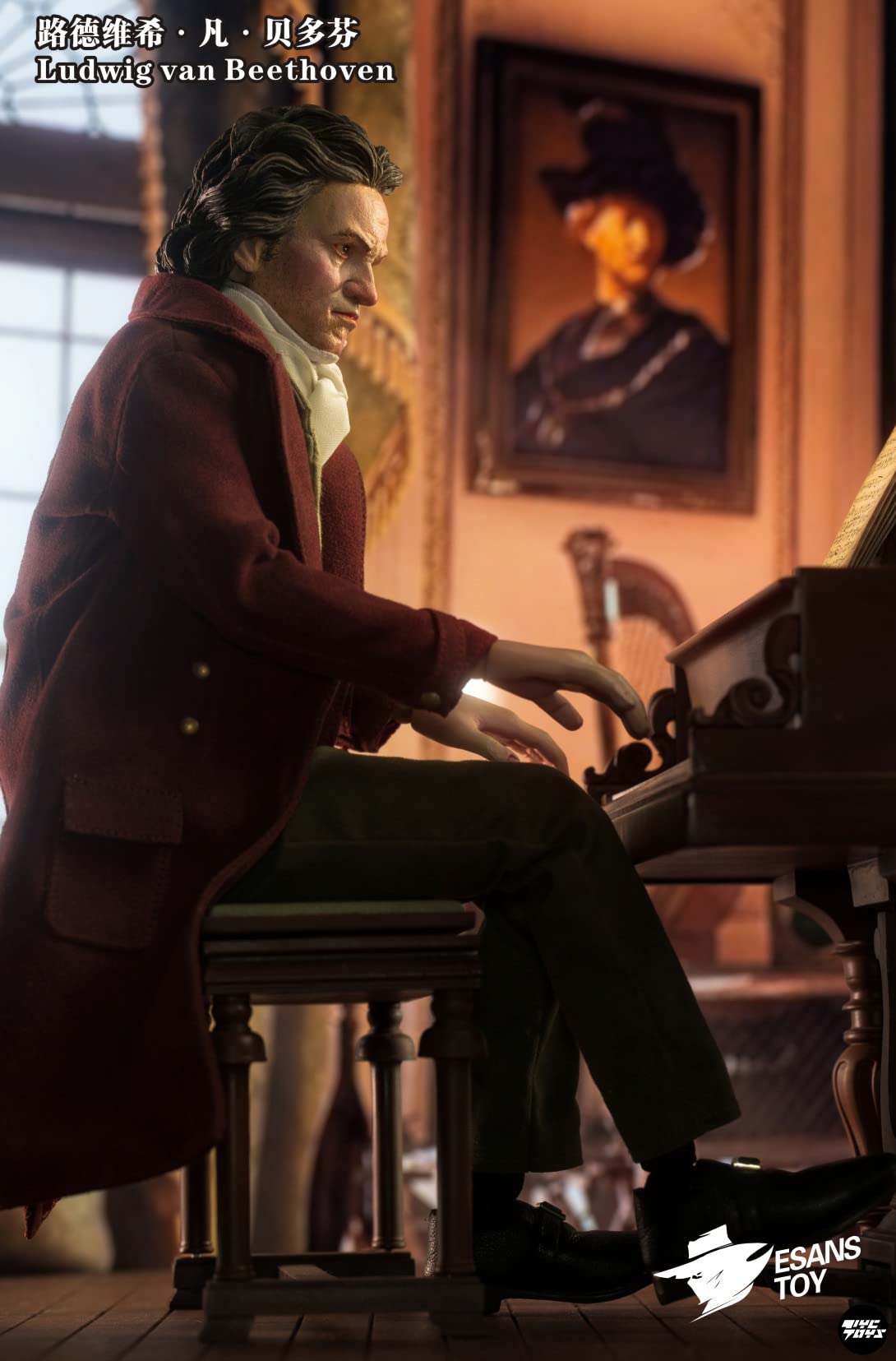 Amazon.co.jp: 「AC」EsansToy 1/6 スケール 芸術家 Beethoven