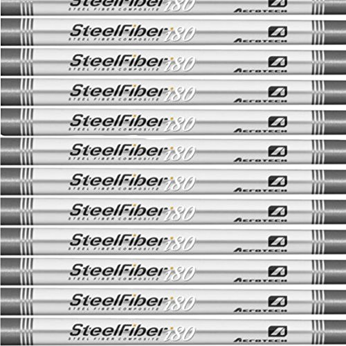 Aerotech Steelfiber I80Cw Graphite Iron Shafts - .355 Taper Tip - 6 Shaft Set - Tour Shop Fresno (5 - Pw, Regular - 85Gr) #TOP2