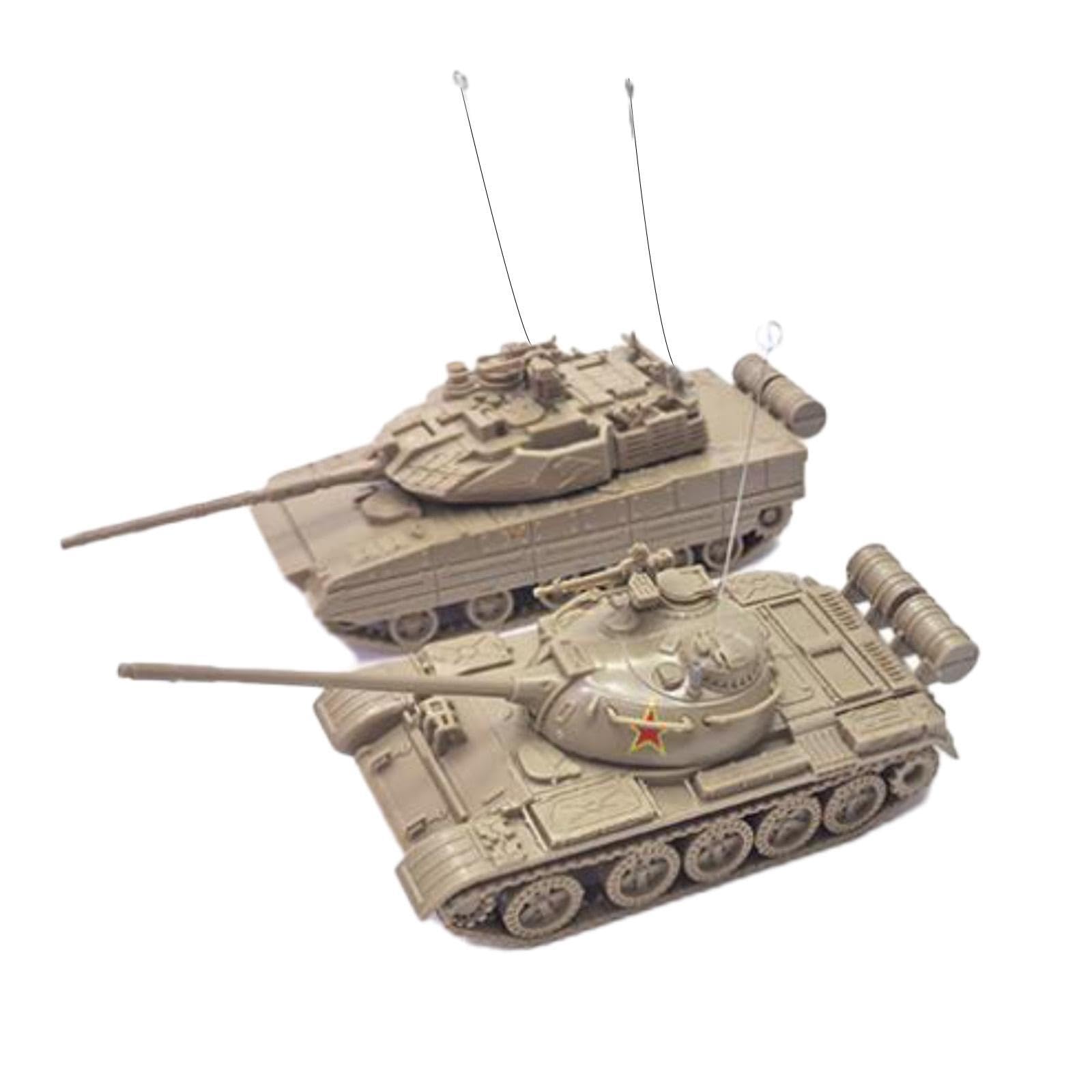 lmoikesz Miniature Building Model DIY Assemble Boys Fun And Engaging Toy Designed To Learning Skills Boys Gifts Heavy Tank Model Miniature Tanks Collectibles 1/72 Scale 4D, yellow