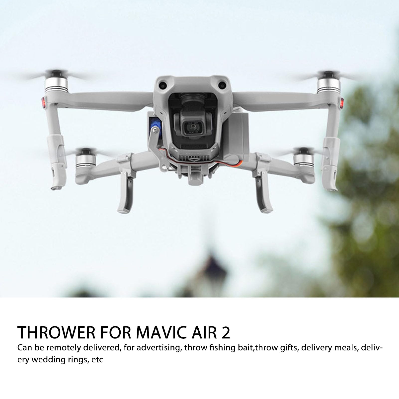 Dispositif de Largage de Utile pour Drone, Système Air 2 Airdrop avecD'atterrissage, Chargement USB, pour Livraison