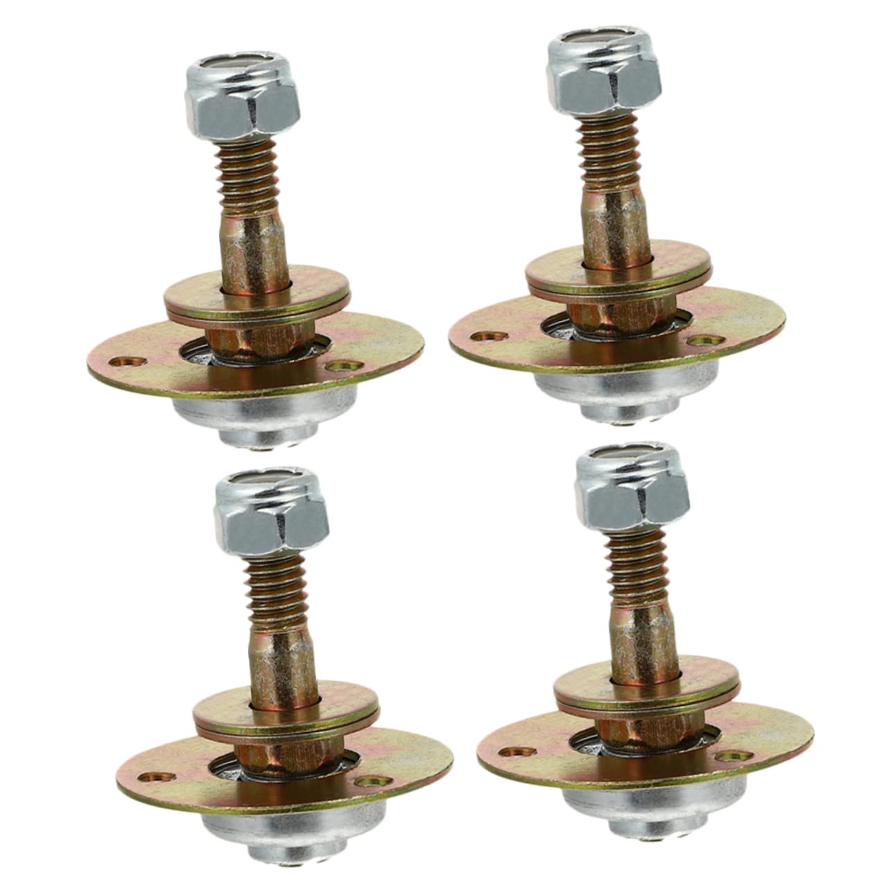 PartyKindom 4pcs Rocking Chair Connecting Piece M8x55mm Furniture Hardware Bearings Wide Rocking Chair Repair