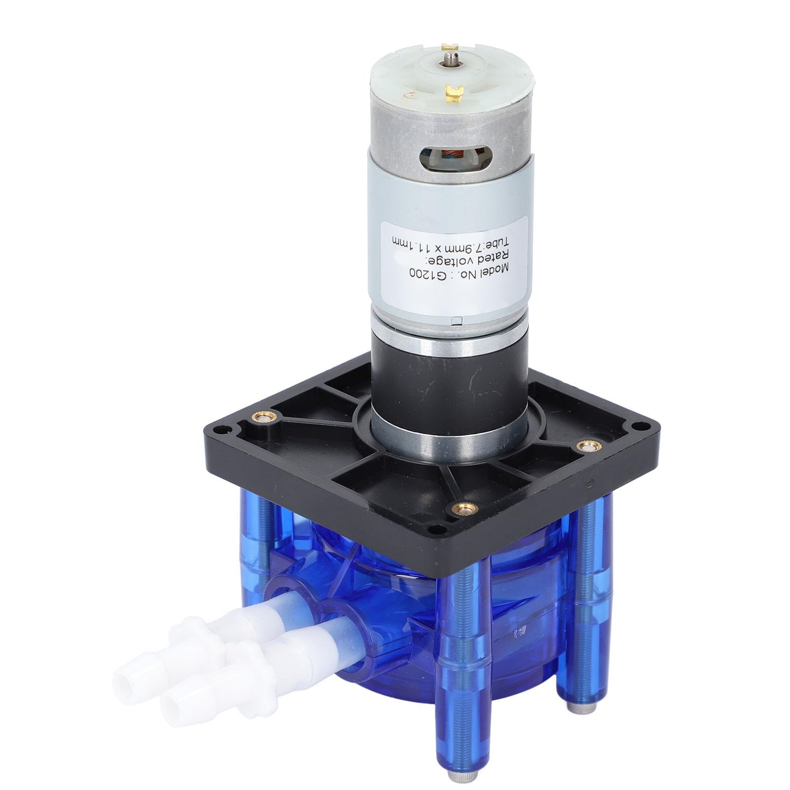 Peristaltische Pumpe mit Durchfluss, 1200 Ml/min, Selbstansaugende Gleichstrompumpe aus Edelstahl Zum Abfüllen von Getränken, Ideal für Sirupanwendungen (DC24V)