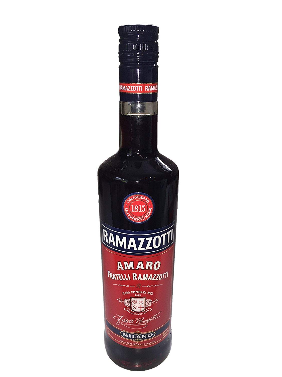 Ramazzotti Danke Geschenke Geschenk Dankeschön - Eiserne Reserve Black Edition Geschenkset Text s/w Danke Kräuterlikör (1 x 0.70 l)
