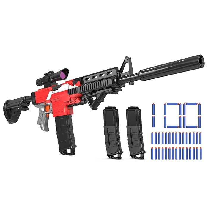 Buy Toy Gun for Nerf Guns Automatic Machine Gun, Select Fire Modes Toy