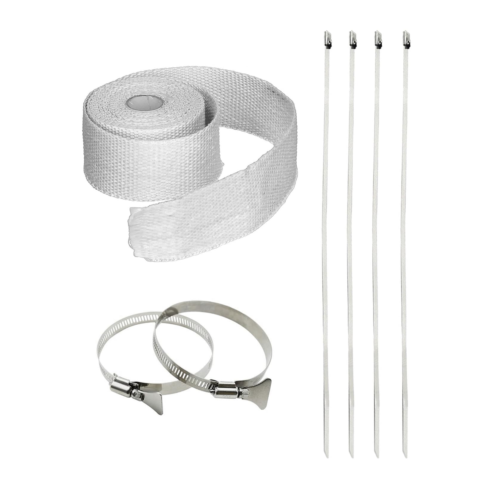 1Set Motorcycles Fiberglasses Heat Tape Heat Fiberglasses Tape Sleeve for Heat Shielding