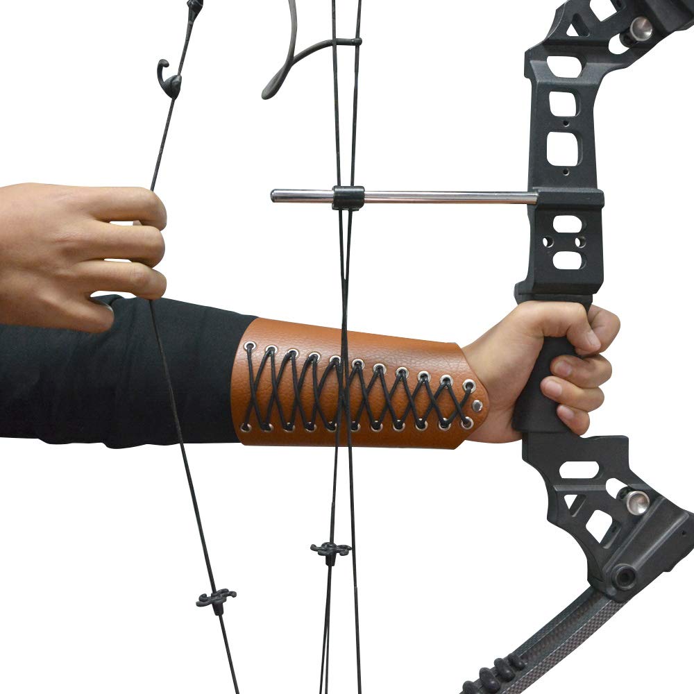 Est Traditional Bogenschießen Armschutz Aus Edlem Leder