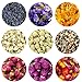 TooGet Fragrant Dried Flowers and Herbs Accessories Decorations 9 Bags Set Dry Flowers for Soap Bath Bombs Making and Dried Flower Crafts