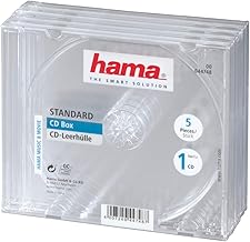 Hama | Standard CD Jewel Case, pack of 5 | transparent