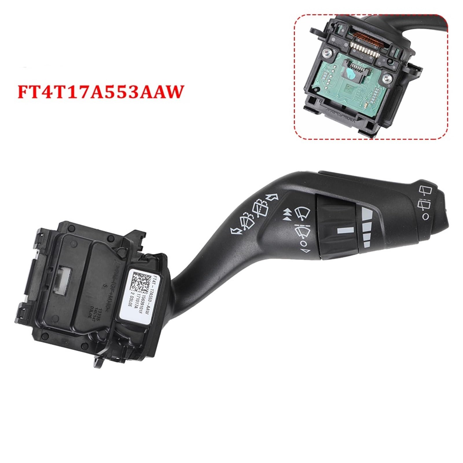 Interruptor De limpiaparabrisas Interruptor de limpiaparabrisas FT4T17A553AAW Interruptores para Ford 2014-2017 reemplazo
